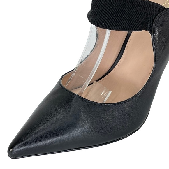 Rachel Zoe Jade Black Nappa Leather Womens Pumps Size 8M - Picture 6 of 12